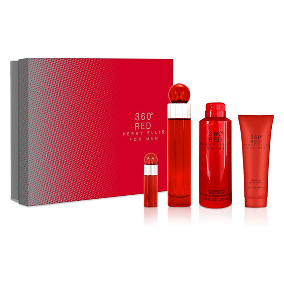 360°  Red PERRY ELLIS EDT Estuche 3 PCS ♂ - 100 ml