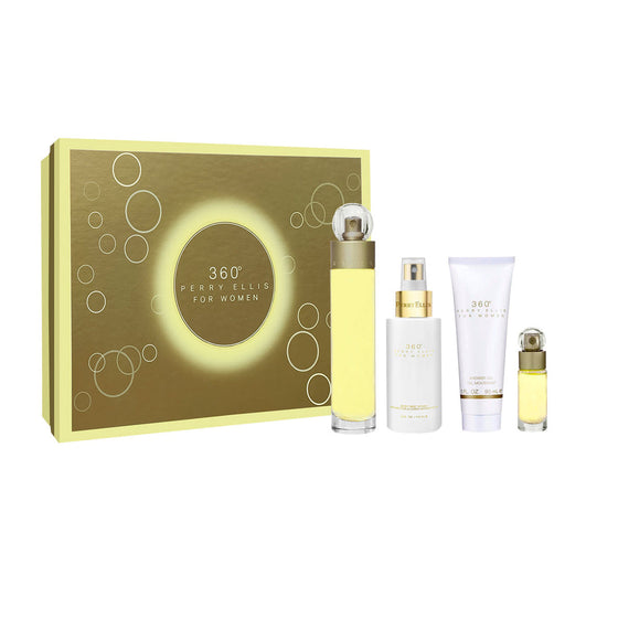 360° Women PERRY ELLIS  Estuche 4 PCS ♀ - 100 ml