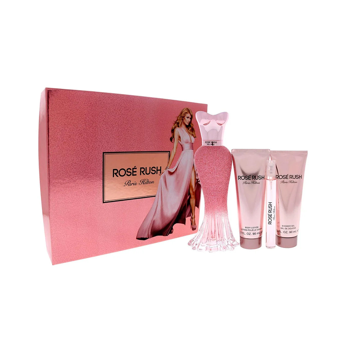 Rosé Rush PARIS HILTON EDP Estuche 4 PCS ♀ - 100 ml