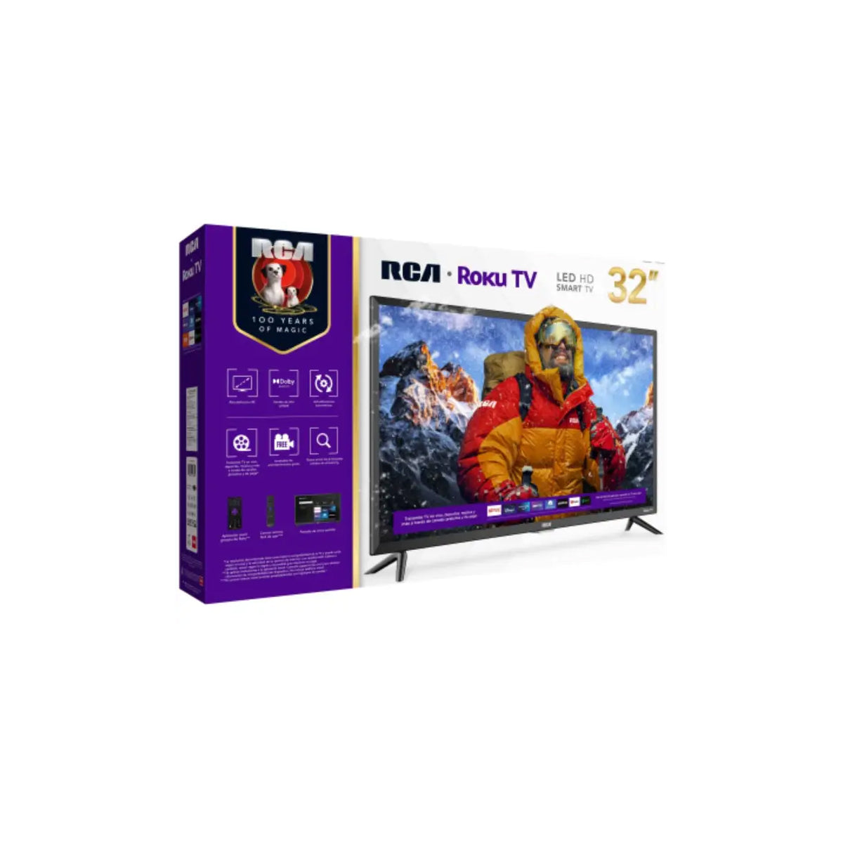 Pantalla RCA LED Smart  Roku integrado- 32″