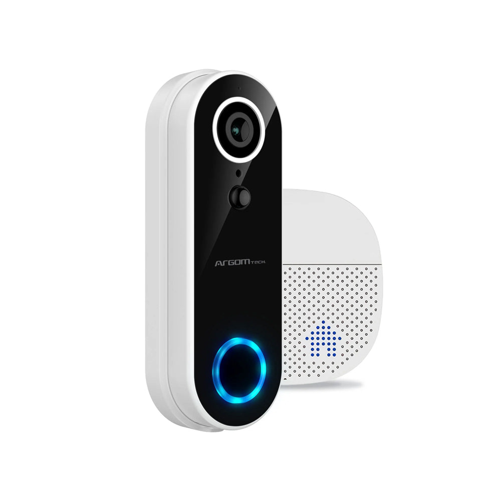 Camara Inteligente y Timbre Argom  WiFi Batería FHD - 1080p