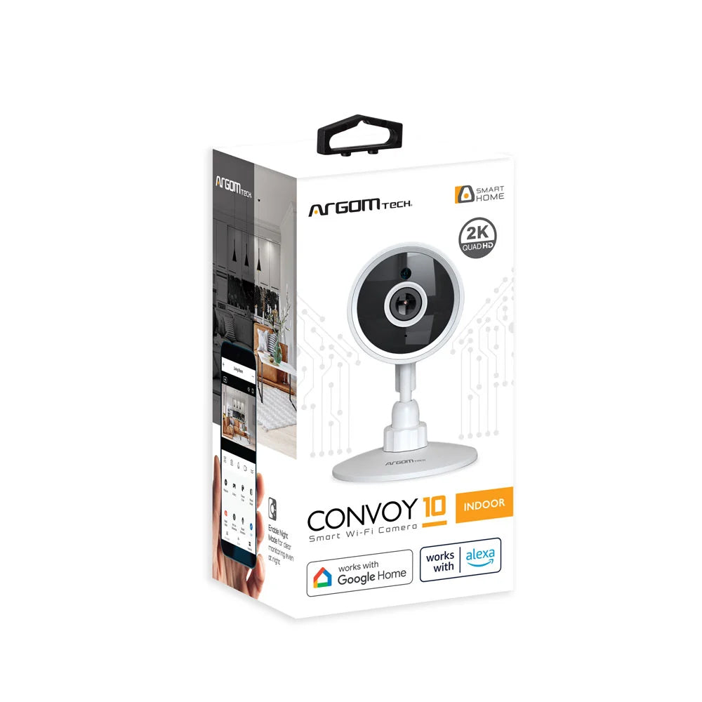 Camara Inteligente Argom QHD WiFi  Interiores - 2K
