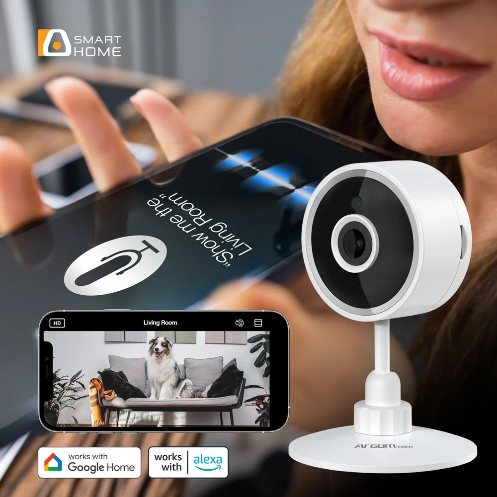 Camara Inteligente Argom QHD WiFi  Interiores - 2K