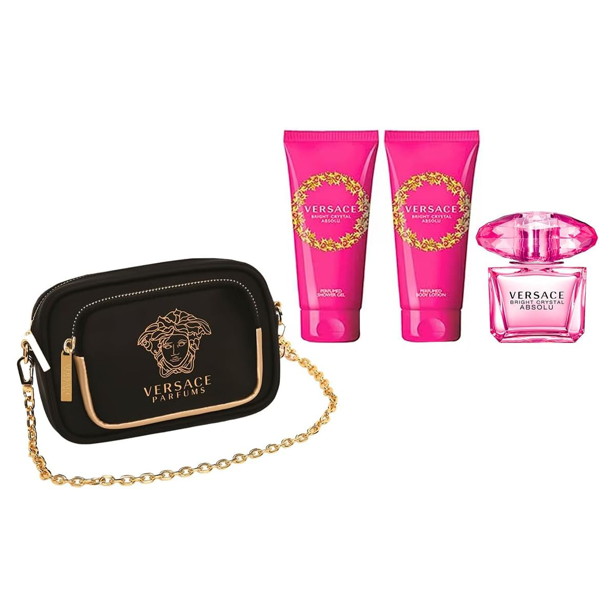 Bright Crystal Absolu VERSACE EDP Estuche 4 PCS ♀ - 100 ml