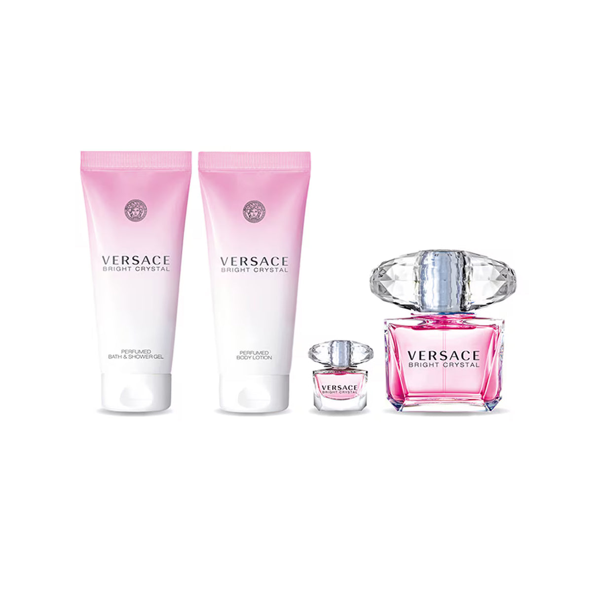 Bright Crystal VERSACE EDP Estuche 4 PCS ♀ - 100 ml