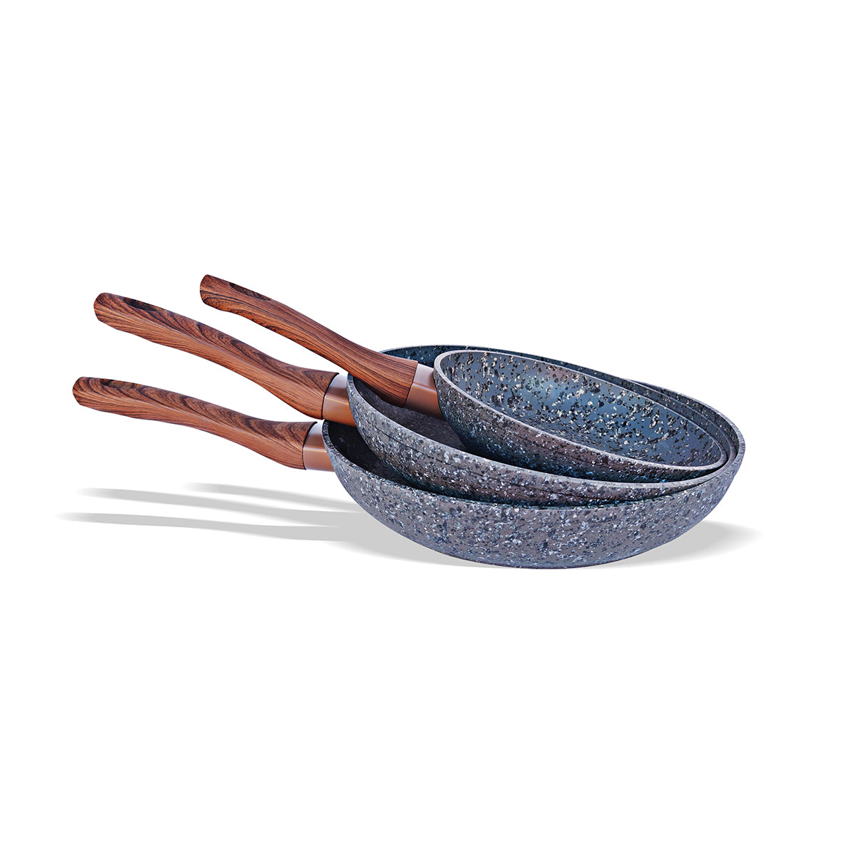 Set de Sartenes Monix Granito Gris - 3pzs