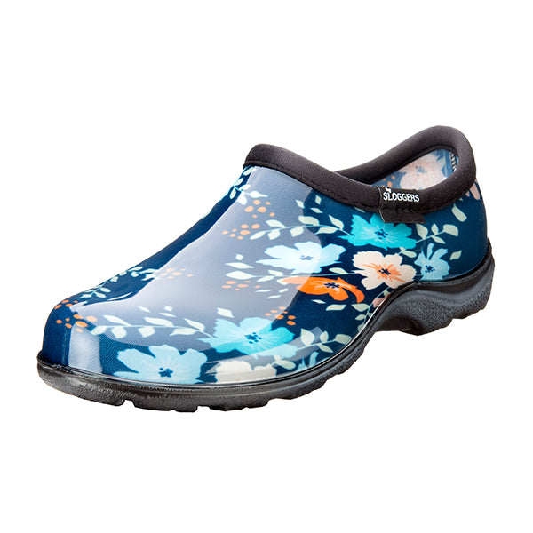Zapato Mujer Azul con Flores Sloggers