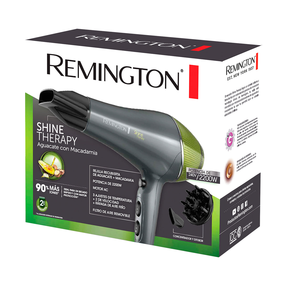 Secadora Shine Therapy  Remington