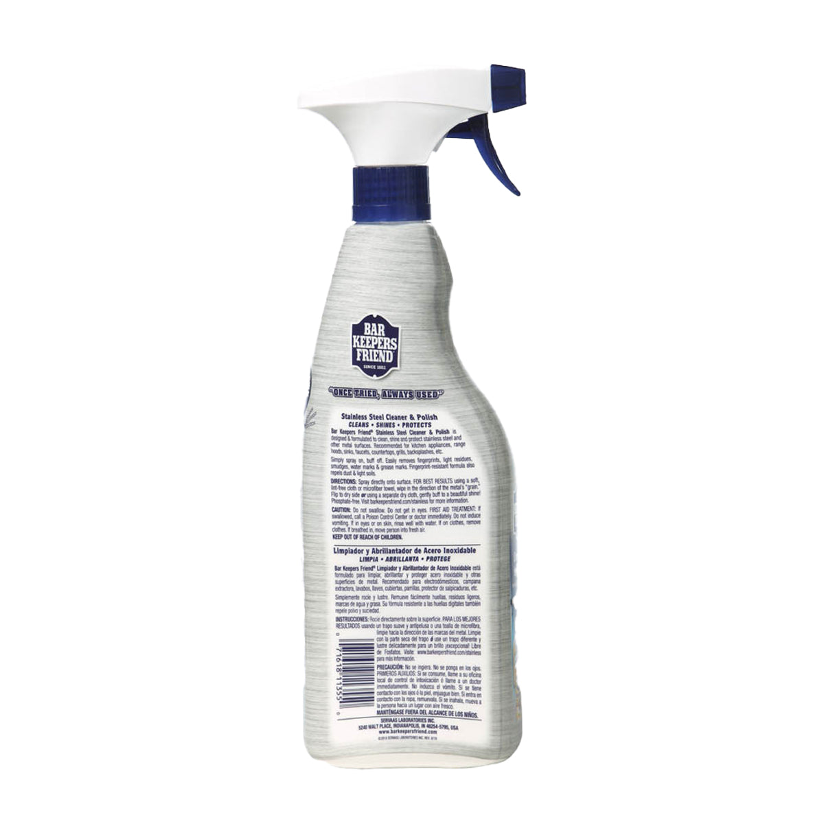 Limpiador y Pulidor de Acero Inoxidable BKF Spray - 750ml