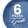 Juego de ollas Monix Granito - 6 pzs