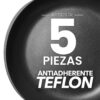 Juego de Ollas Monix Teflón  Inducción 5pzs