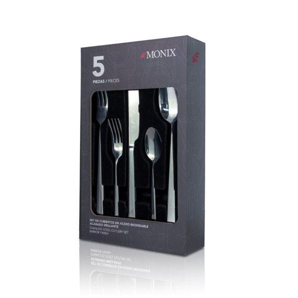 Set de Cubiertos Monix Acero Inoxidable Brillante - Image 2