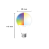 Bombillo LED Omnia RGB+CW  Inteligente WiFi - 2Pack - Image 3