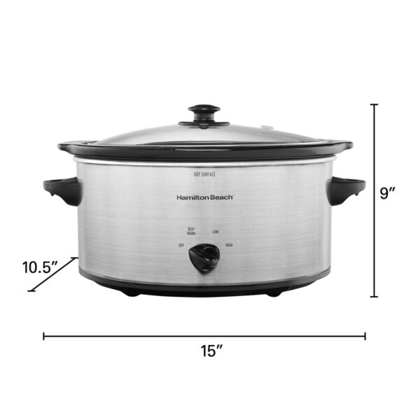 Olla  Cocimiento Lento Hamilton Beach - 4.7 L - Image 3