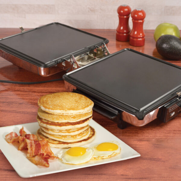 Waflera y Plancha Black + Decker Acero Inoxidable 3 en 1 - - Image 5