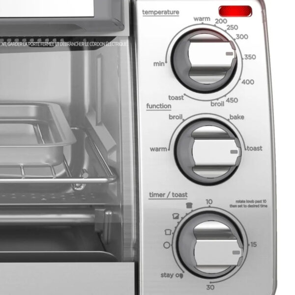Horno Tostador Black + Decker de Convección 4 funciones- 1150 W - Image 5
