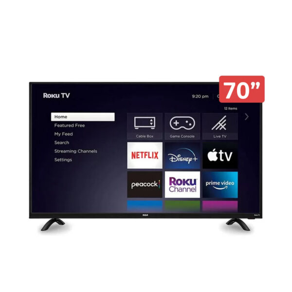Pantalla RCA LED Smart 4K Roku integrado Edición Especial- 70"