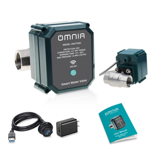 Válvula de agua OMNIA motorizada SMART  WiFi - 145PSI - Image 6