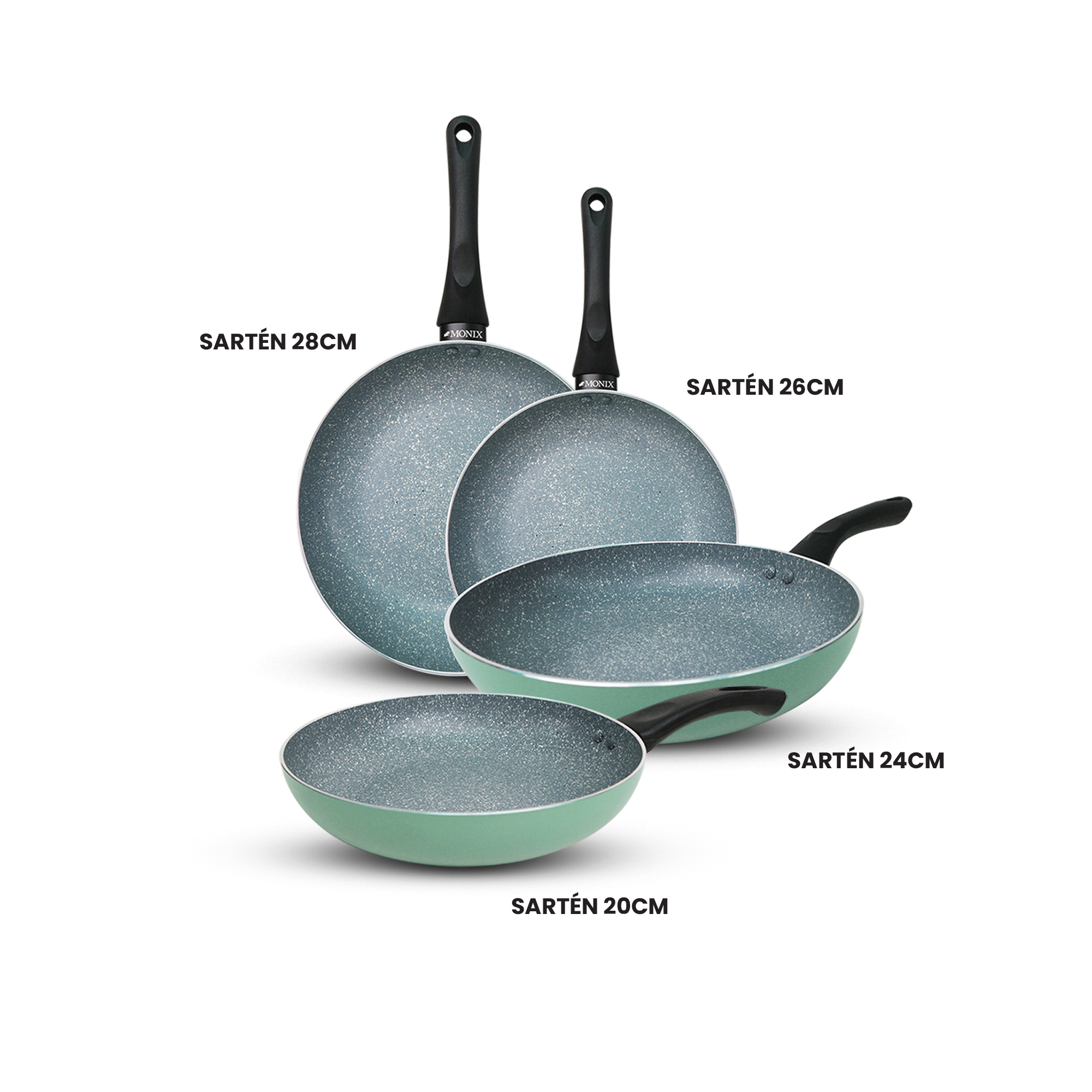 Sartenes Monix Clásica Antiadherentes mármol - Image 3