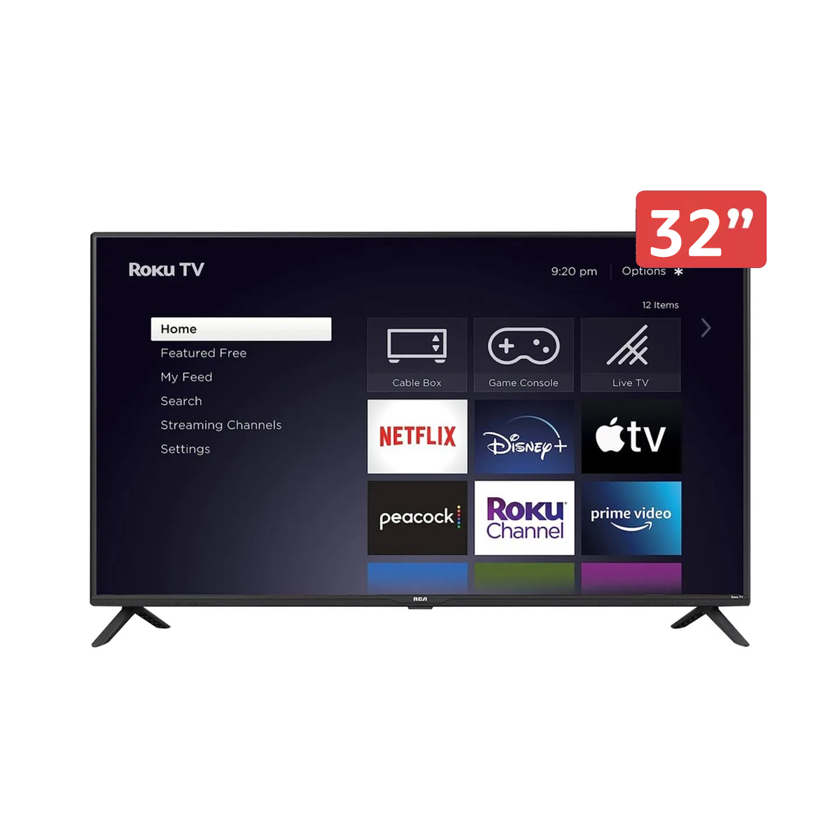 Pantalla RCA LED Smart FHD Roku integrado- 32"
